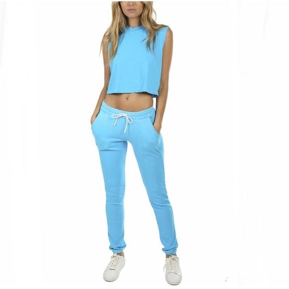 COTTON CITIZEN ASPEN SWEATPANT -VINTAGE AQUA Large - Picture 1 of 6